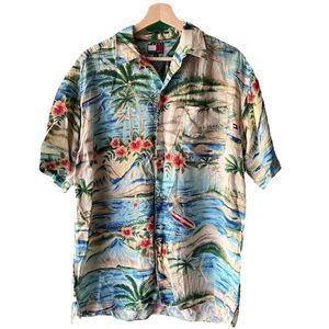 Tommy Hilfiger Vintage Beach Button Down Shirt